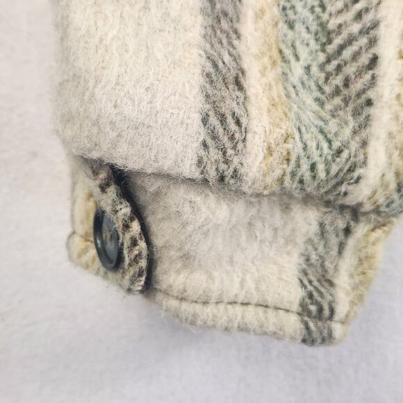 Lee Wald Weatherpal Plaid Wool Shirt Jacket Men's M Fleece Lined Vintage - Picture 9 of 15